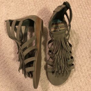 Fringe Gladiator Sandal
